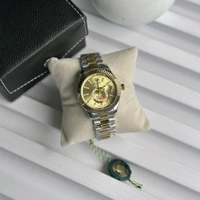 Men’s Classic Analog Watch – Elegant Dial, Date Display, Chronograph Working – Formal & Casual Wear - Gold