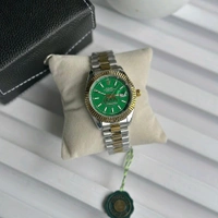 Men’s Classic Analog Watch – Elegant Dial, Date Display, Chronograph Working – Formal & Casual Wear - Green