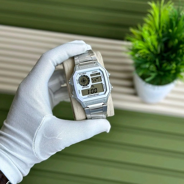 Digital High Quality Quartz Movement Watch Collection With High Quality Strap Best finishing Body & Case (Pack Of 1) - White