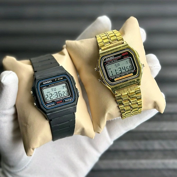 Buy 1 Get 1 Free Most Demanded Digital Watch  - Gold