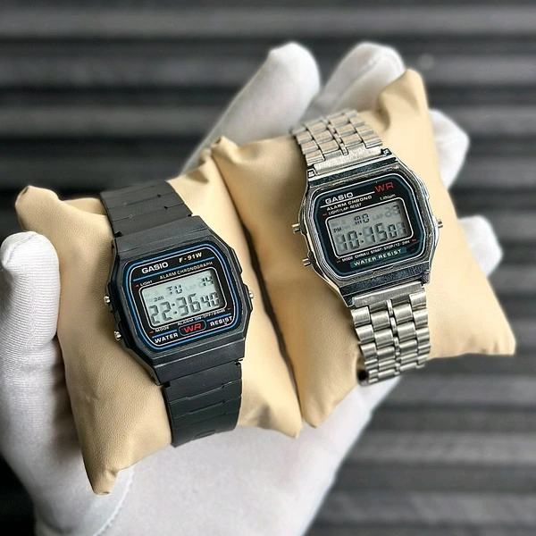 Buy 1 Get 1 Free Most Demanded Digital Watch  - Silver