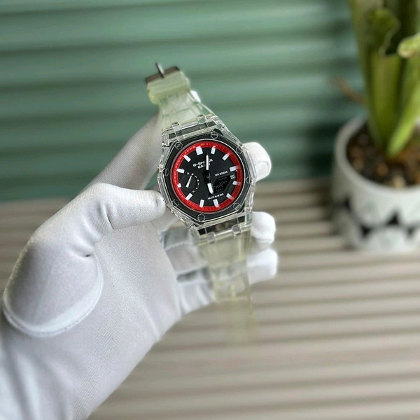 Buy 1 Get 1 Free Most Demanded Analog Quartz Movement Watch  - Red