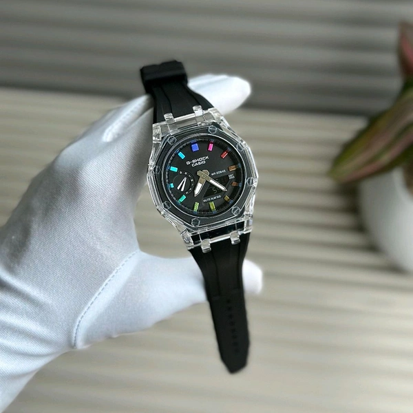 Buy 1 Get 1 Free Most Demanded Analog Quartz Movement Watch  - Black
