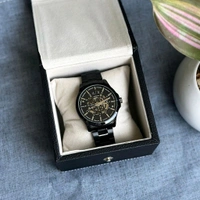 Analog Automatic Top Quality Collection With High Quality Strap Best Finishing Body & Case - Black