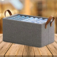 Cloth storage baskets, closet storage bins, Canvas Fabric Storage Basket for shelves, basket organizers for shelf, storage bins for clothes  - Pack Of 1