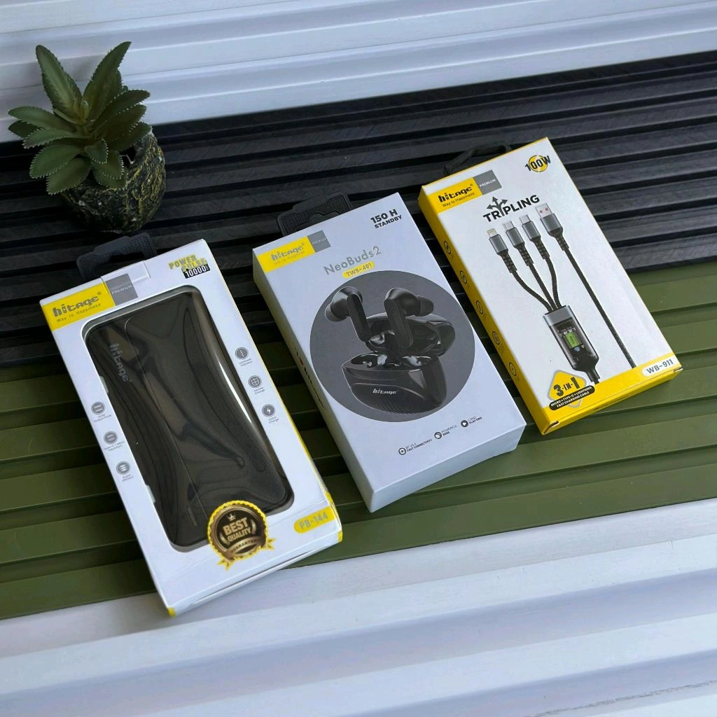 HITAGE Smart Combo Pack – Hitage Powerbank, Hitage NeoBuds S2 And