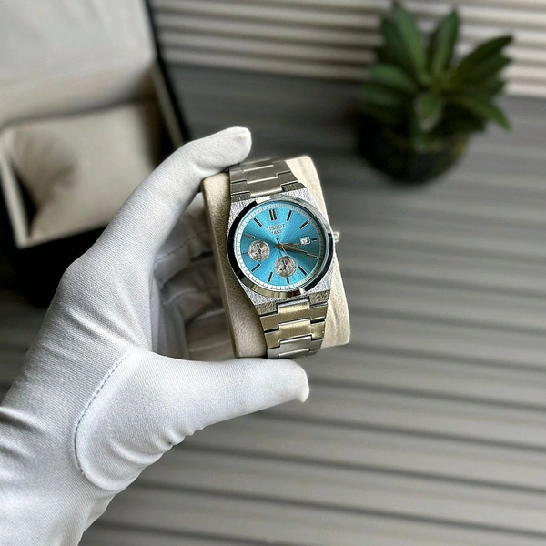 Men’s Classic Analog Watch – Elegant Dial, Date Display, Chronograph Working – Formal & Casual Wear - STB3