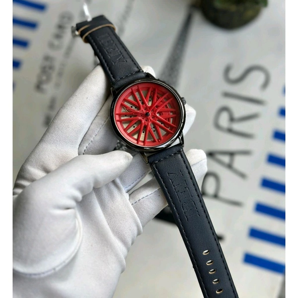 Buy 1 Get 1 Free Most Demanded Analog Quartz Movement Watch - Red