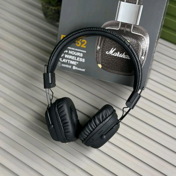 Wireless Earphone Headphones With Microphone Lightweight, For Music Lovers & Professionals - Suitable for Travel, Office & Home - Black