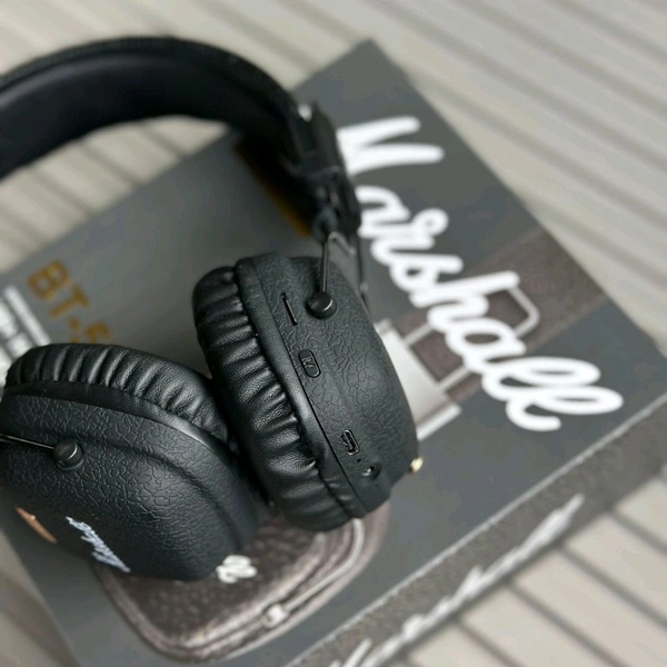 Wireless Earphone Headphones With Microphone Lightweight, For Music Lovers & Professionals - Suitable for Travel, Office & Home - Black