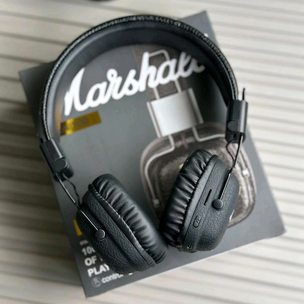 Wireless Earphone Headphones With Microphone Lightweight, For Music Lovers & Professionals - Suitable for Travel, Office & Home - Black