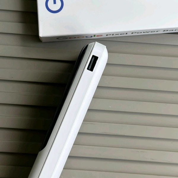 10000mAh Powerbank With 4 Build In Cables | Lithium Polymer Power Bank | Plastic Casing, Lightweight | Extra Ports | For Mobile, Earbuds, Smartwatch, Speaker, Tablet - White