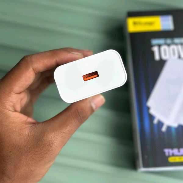 Hitage Thunder 100W Super Fast Charger | Universal Compatibility | QC 3.0 & SuperVOOC Support