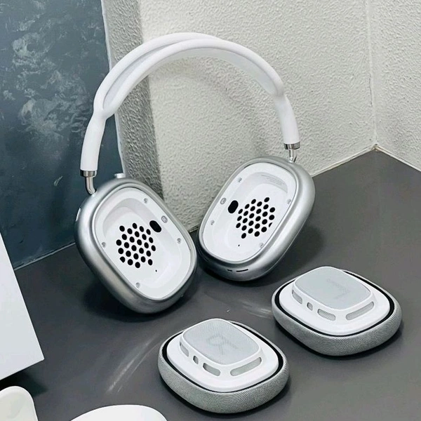 First Time In India, Air Pods Max Anc With Magnetic Case And Cushion, Serial Number Working, Original Box Packing - Silver