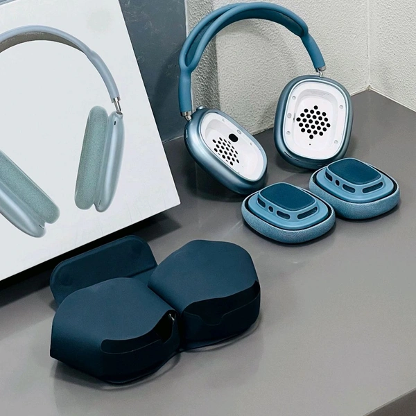 First Time In India, Air Pods Max Anc With Magnetic Case And Cushion, Serial Number Working, Original Box Packing - Blue