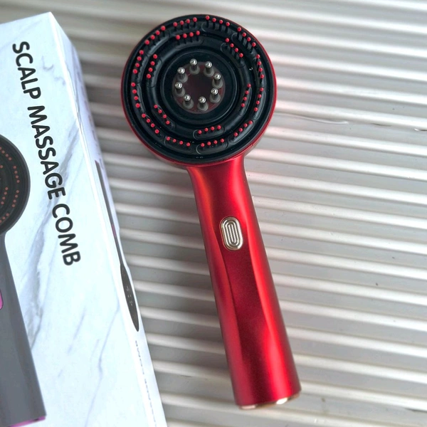 Electric Scalp Massage Comb – With Vibration & LED Therapy