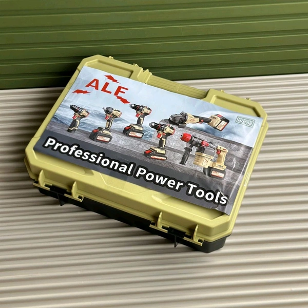 ALF Brushless Cordless Drill Kit | 18V | 2 Batteries + Fast Charger | Professional Power Tools 