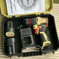 ALF Brushless Cordless Drill Kit | 18V | 2 Batteries + Fast Charger | Professional Power Tools 