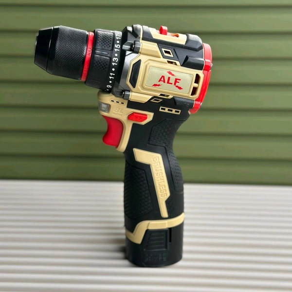 ALF Brushless Cordless Drill Kit | 18V | 2 Batteries + Fast Charger | Professional Power Tools 