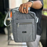 Winsor Premium Shoulder Bag – Grey Edition (Unisex Travel & Everyday Use)
