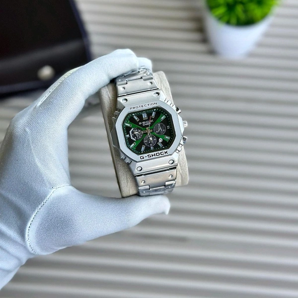 Men’s Classic Analog Watch – Elegant Dial, Date Display – Formal & Casual Wear - Green