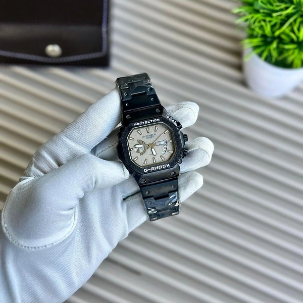 Men’s Classic Analog Watch – Elegant Dial, Date Display – Formal & Casual Wear - Gray