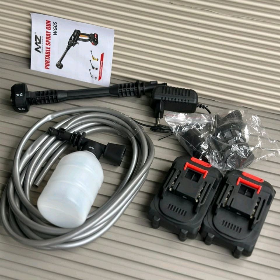 MZ WG05 Portable Spray Gun – 18.5 V High-Pressure Washer with Dual