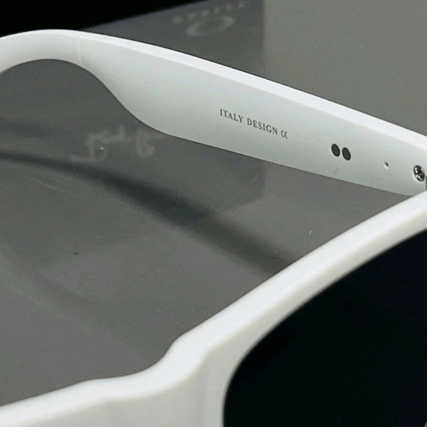 Bluetooth Smart Sunglasses – Matte Finish, Touch Control, 8H Battery, Original Box (First Time in India!) - White