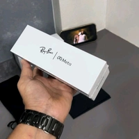 Bluetooth Smart Sunglasses – Matte Finish, Touch Control, 8H Battery, Original Box (First Time in India!) - White