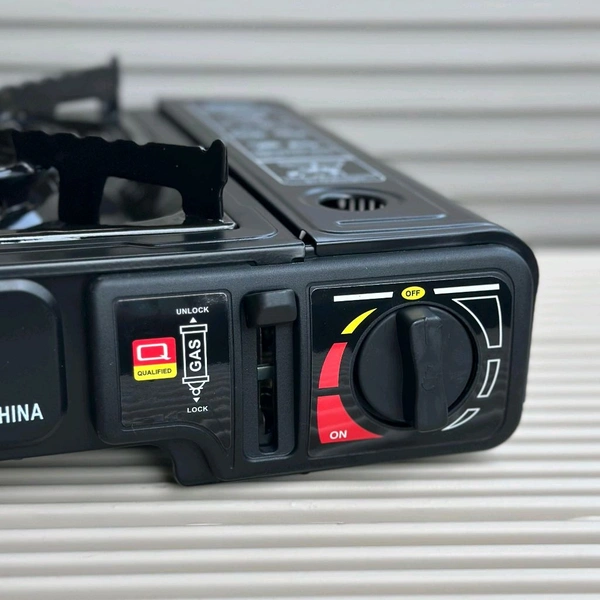 Portable Dual Gas Stove with Carry Case – Works with LPG & Butane | Outdoor Camping, Travel & Emergency Use