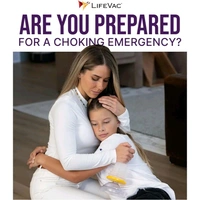 LifeVac Choking Rescue Device – Pack of 2 (Adults + Children) Emergency Airway Clearance Kit | Portable | Non-Invasive | Easy to Use | No Power or Prescription Needed