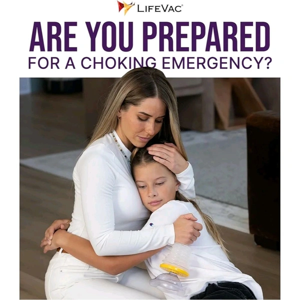 LifeVac Choking Rescue Device – Pack of 2 (Adults + Children) Emergency Airway Clearance Kit | Portable | Non-Invasive | Easy to Use | No Power or Prescription Needed