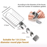 Stainless Steel Rotatable Faucet Rack – Smart Storage for Every Sink!
