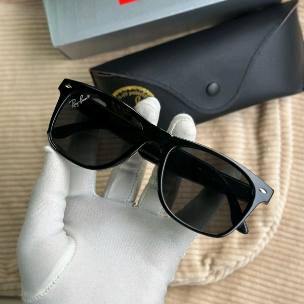 Bluetooth Smart Sunglasses – Matte Finish, Touch Control, 8H Battery, Original Box (First Time in India!) - Black