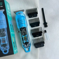 LT-808 Transparent Pro Hair Trimmer – Complete Haircut & Touch-Up Kit