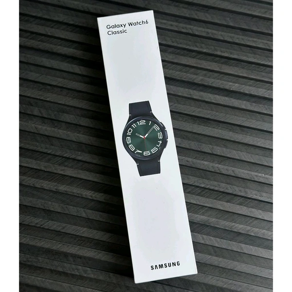 Galaxy Watch 6 Classic With Dual Dual Strap, Top Quality Classy Smartwatch, High Quality HD Display, Always on display, Passcode Lock System