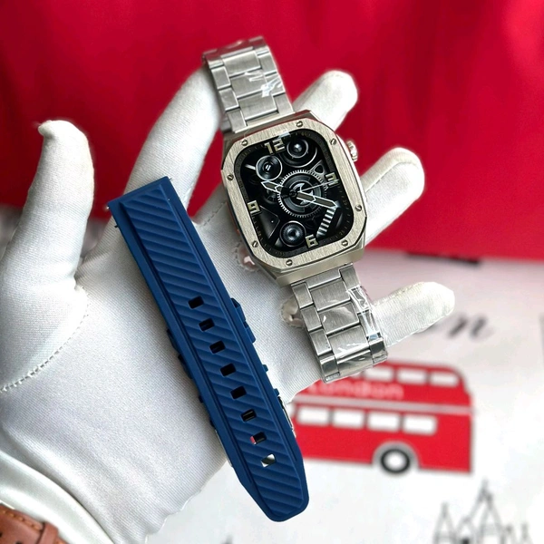 Smart Watch Z79 Max Watch, 2.1inch HD 460mah Battery, 100+sport Modes, NFC Smart Watch, Rugged Watches for Men, Fitness Watch for Men Women, - Blue