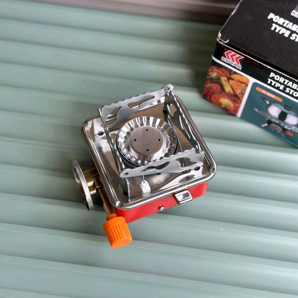 Portable Card Type Gas Stove – Compact, Powerful & Adventure-Ready