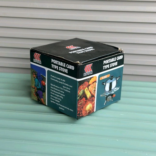 Portable Card Type Gas Stove – Compact, Powerful & Adventure-Ready