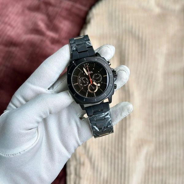 Men’s Classic Analog Watch – Elegant Dial, Date Display, Chronograph Working – Formal & Casual Wear - STB3