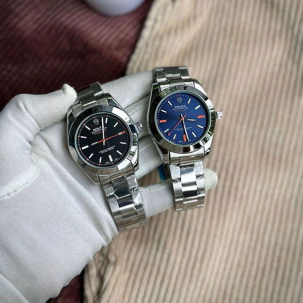  Analog Quartz Movement Collection With High Quality Strap Best Finishing Body & Case - Blue