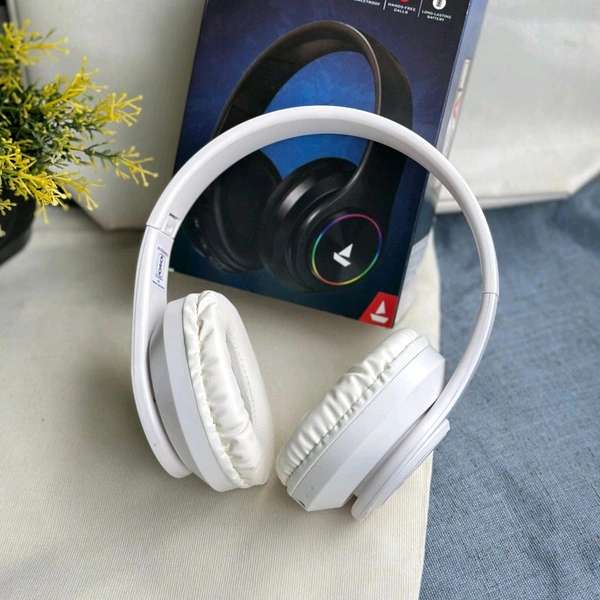 Wireless Earphone Headphones With Microphone Lightweight, For Music Lovers & Professionals - Suitable for Travel, Office & Home, 5-6 Hours Playback Time, High Quality Model - Black