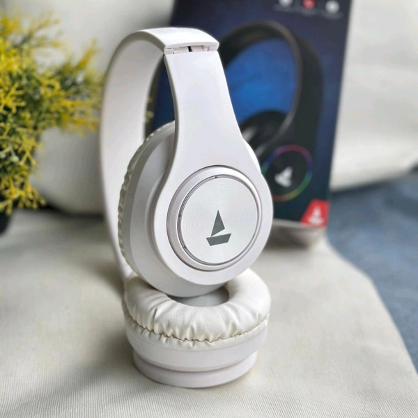 Wireless Earphone Headphones With Microphone Lightweight, For Music Lovers & Professionals - Suitable for Travel, Office & Home, 5-6 Hours Playback Time, High Quality Model - Black