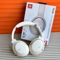 New Wireless Headphones With ANC – BT Earphone, Over Ear Headphones With Built-in Mic - Upto 8 Hours Playtime, Heavy Sound And Bass Quality, Perfect For Everyday Use - White