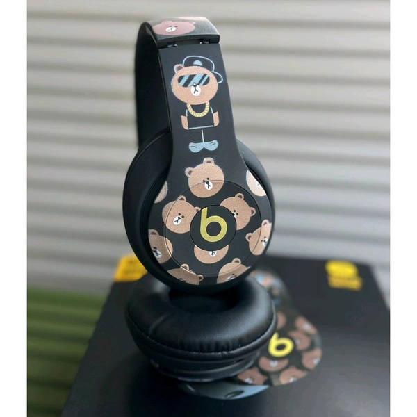 Bluetooth On Ear Headphones with Mic with 6 Hours Battery Backup, Original Box Packaging - Black