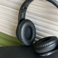 Bluetooth On Ear Headphones with Mic with 6 Hours Battery Backup, Original Box Packaging - Black