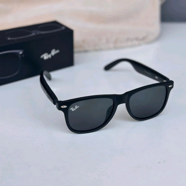 Bluetooth Smart Sunglasses – Matte Finish, Touch Control, 8H Battery, Original Box (First Time in India!) - Black