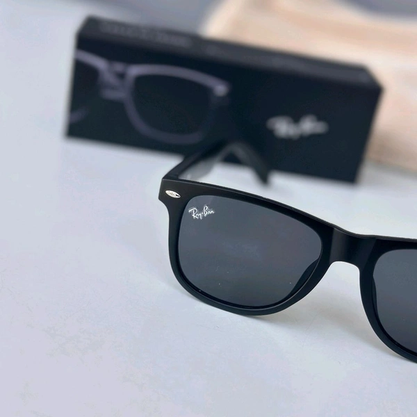 Bluetooth Smart Sunglasses – Matte Finish, Touch Control, 8H Battery, Original Box (First Time in India!) - Black