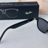 Bluetooth Smart Sunglasses – Matte Finish, Touch Control, 8H Battery, Original Box (First Time in India!) - Black