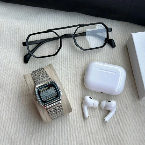 Most Awaited Combo Offer – Wireless Tws + Digital Watch + Budget Sunglass